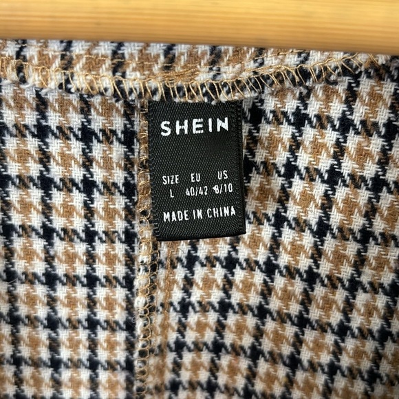 Women’s Houndstooth blazer jacket Size Large - Picture 5 of 12